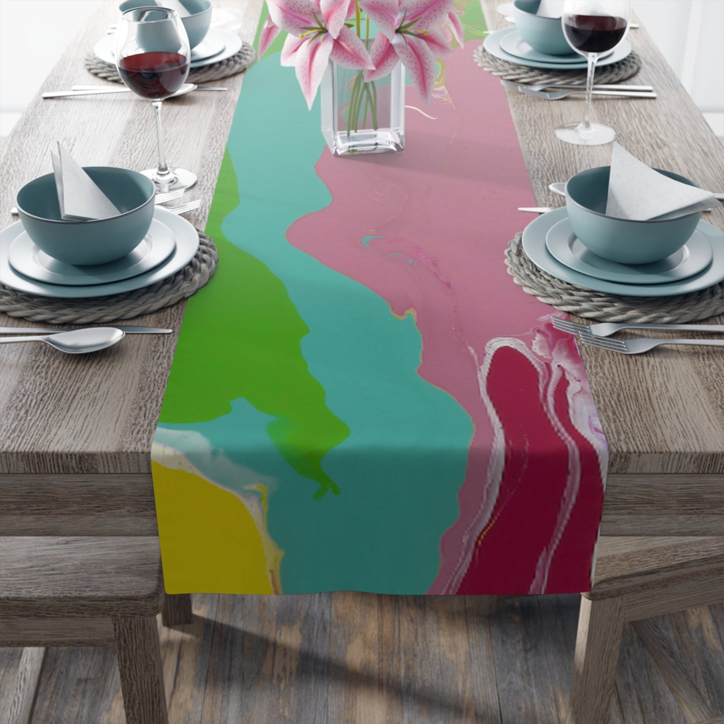 Playing With Rainbows - Table Runner