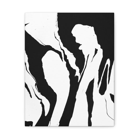 Positive and Negative - Gallery Wrapped Canvas