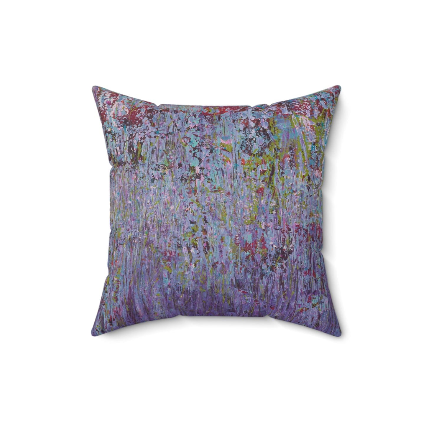 Wildflowers - Faux Suede Pillow