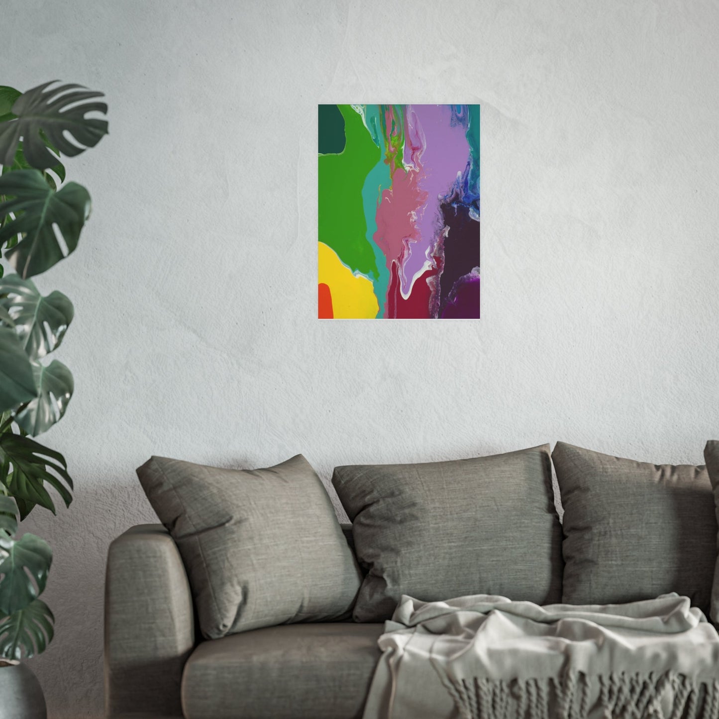 Playing With Rainbows - Archival Satin Poster