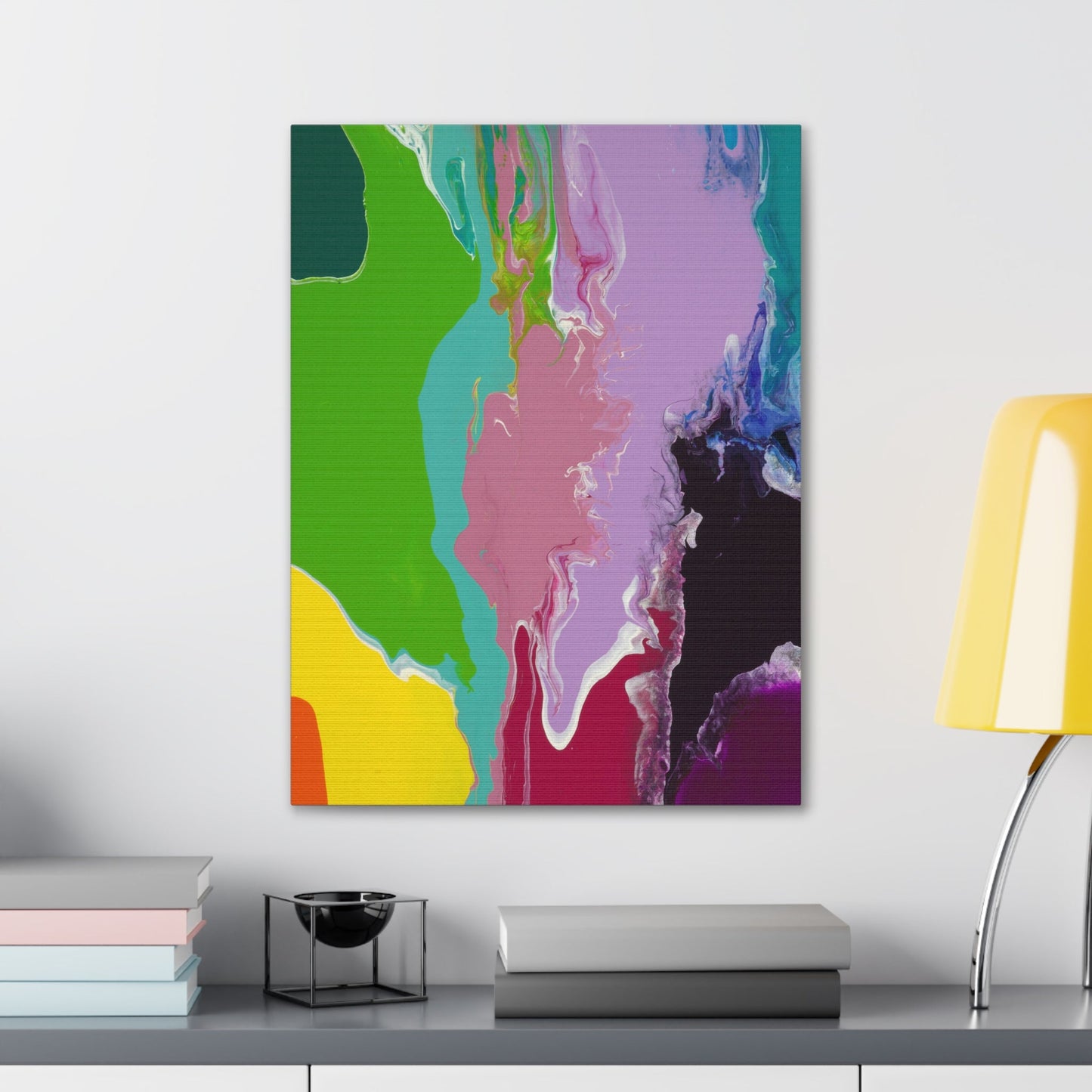 Playing With Rainbows - Gallery Wrapped Canvas