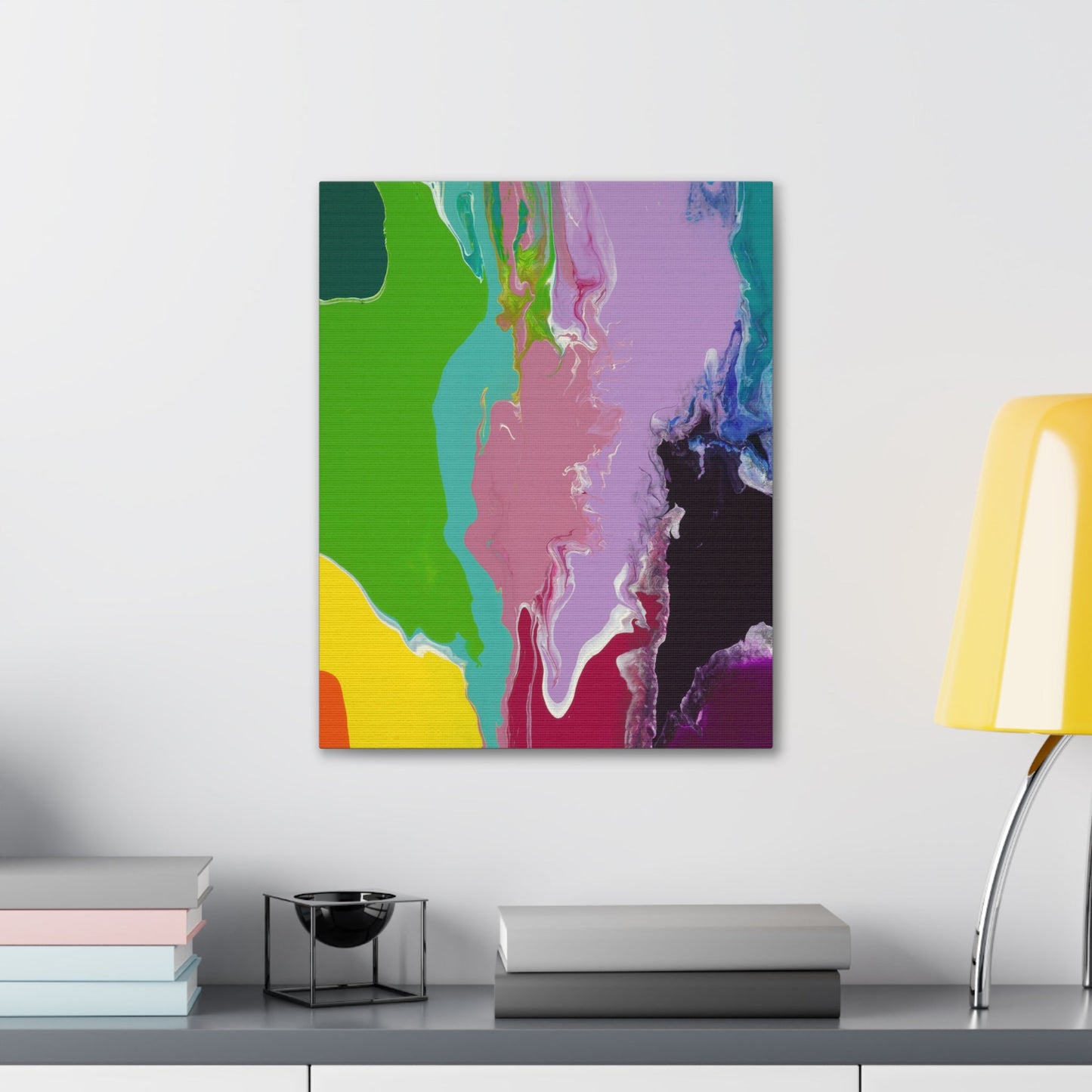 Playing With Rainbows - Gallery Wrapped Canvas