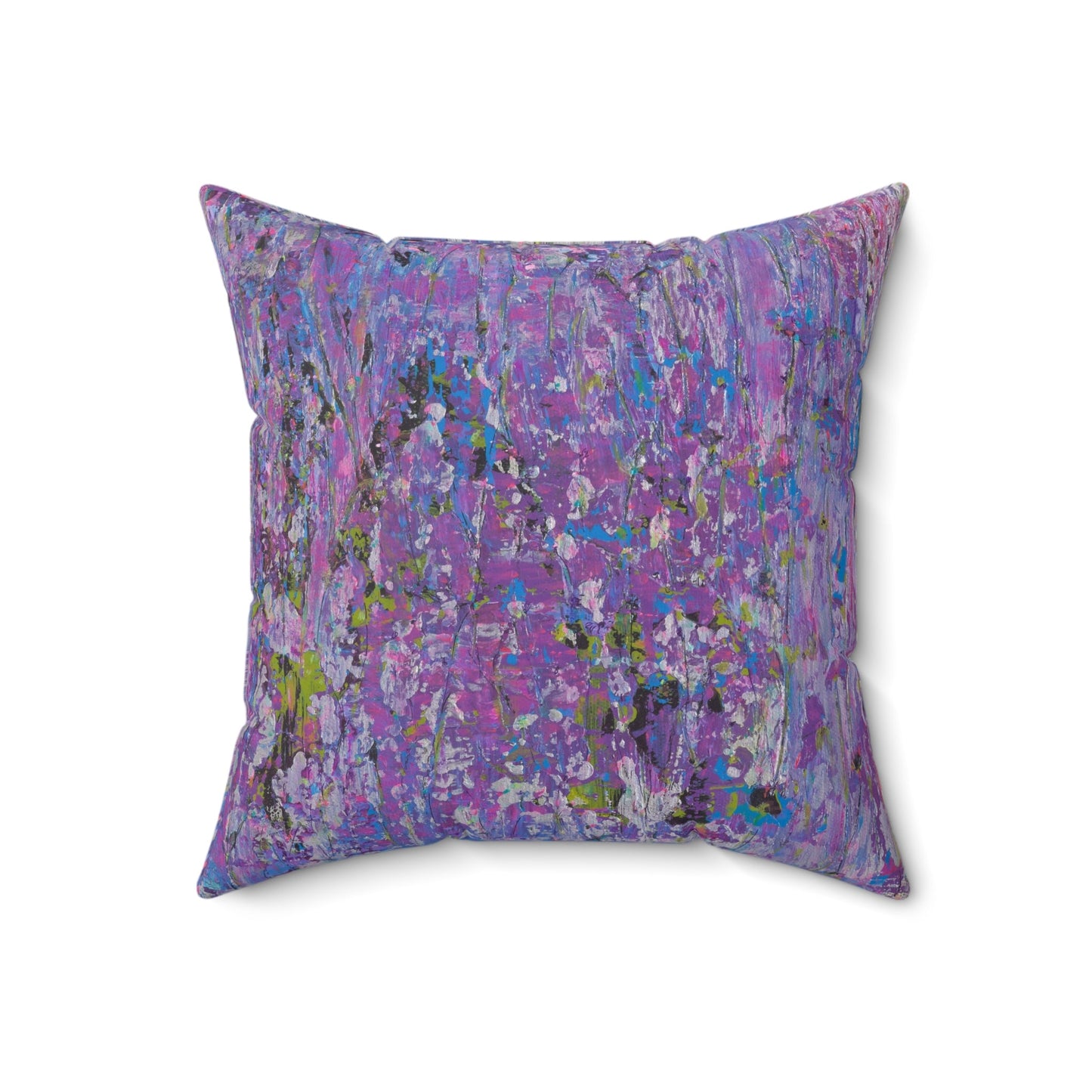 Meadow Sunrise - Faux Suede Pillow