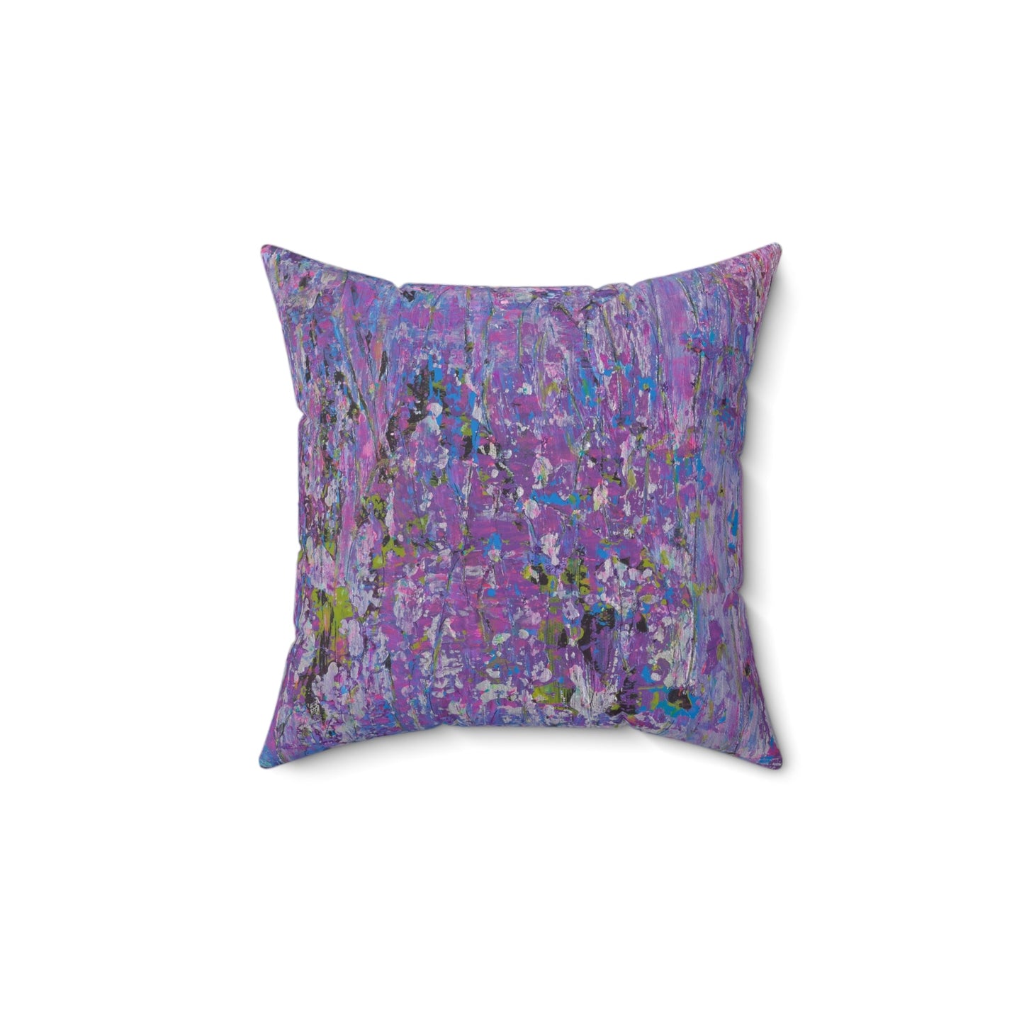 Meadow Sunrise - Faux Suede Pillow