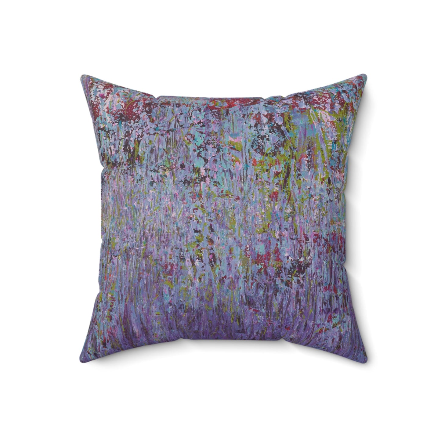 Wildflowers - Faux Suede Pillow